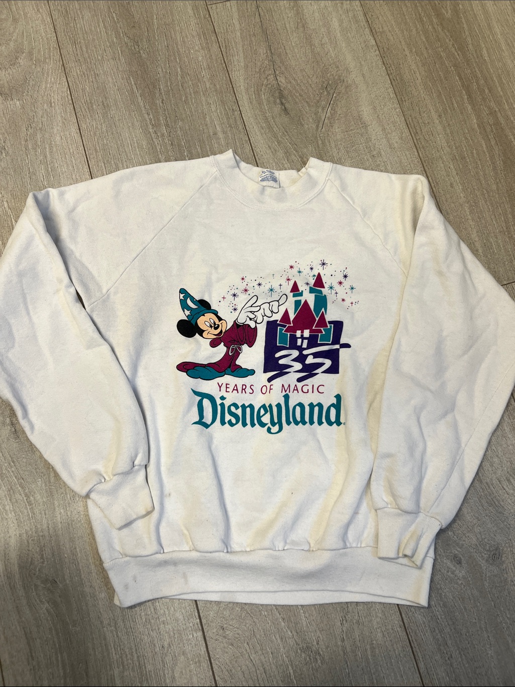 Disneyland Vintage Sweatshirt 35th Anniversary Disneyland Vintage Sweatshirt 35th Anniversary